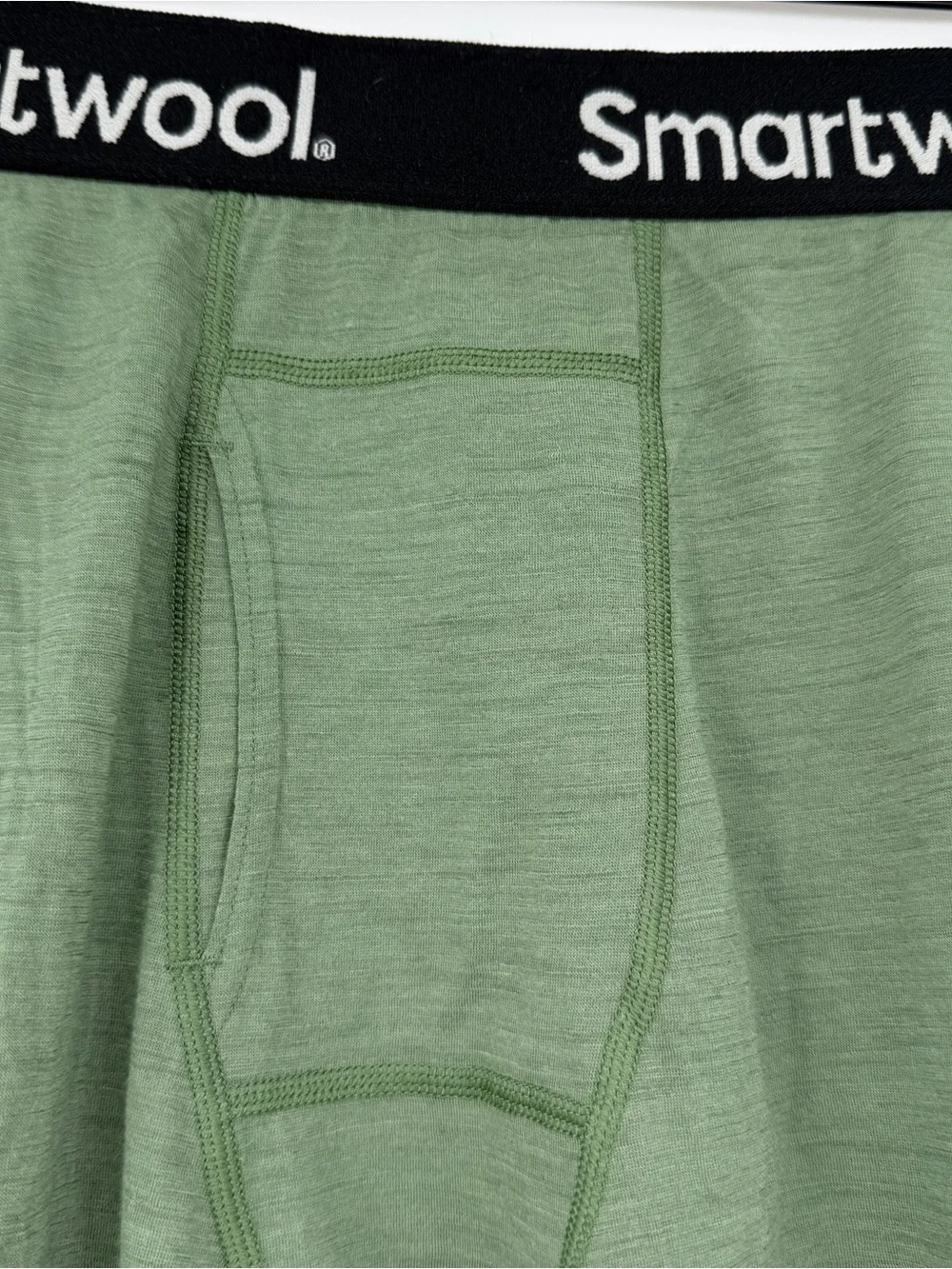 Smartwool Men’s Boxer Briefs Green with Black Waistband New with Tags